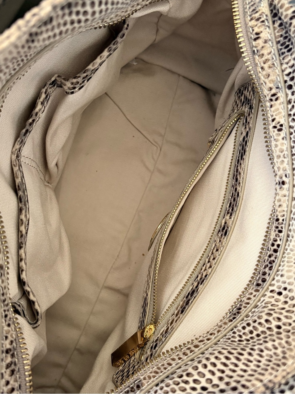 Tory Burch Python Embossed Leather Bag - Picture 16 of 17